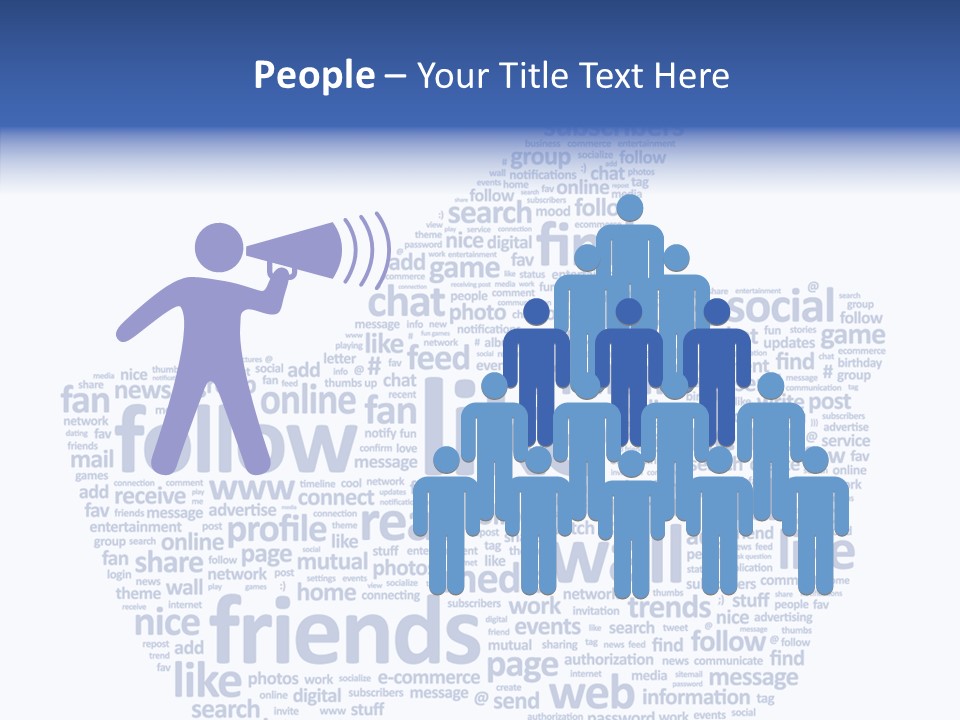 Vote Comment Symbol PowerPoint Template