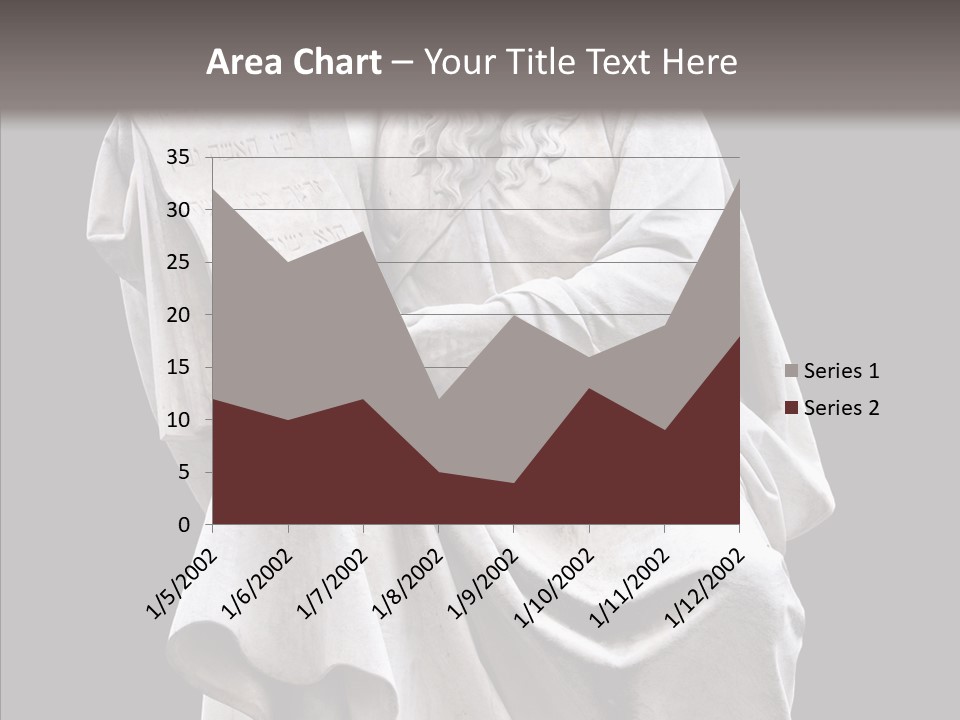 Sculpture Black Background Mos├ PowerPoint Template