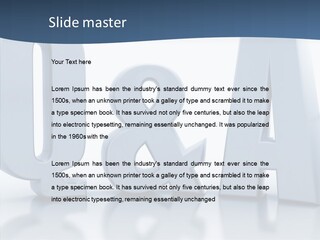 Symbol Concepts Red PowerPoint Template