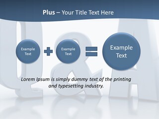 Symbol Concepts Red PowerPoint Template