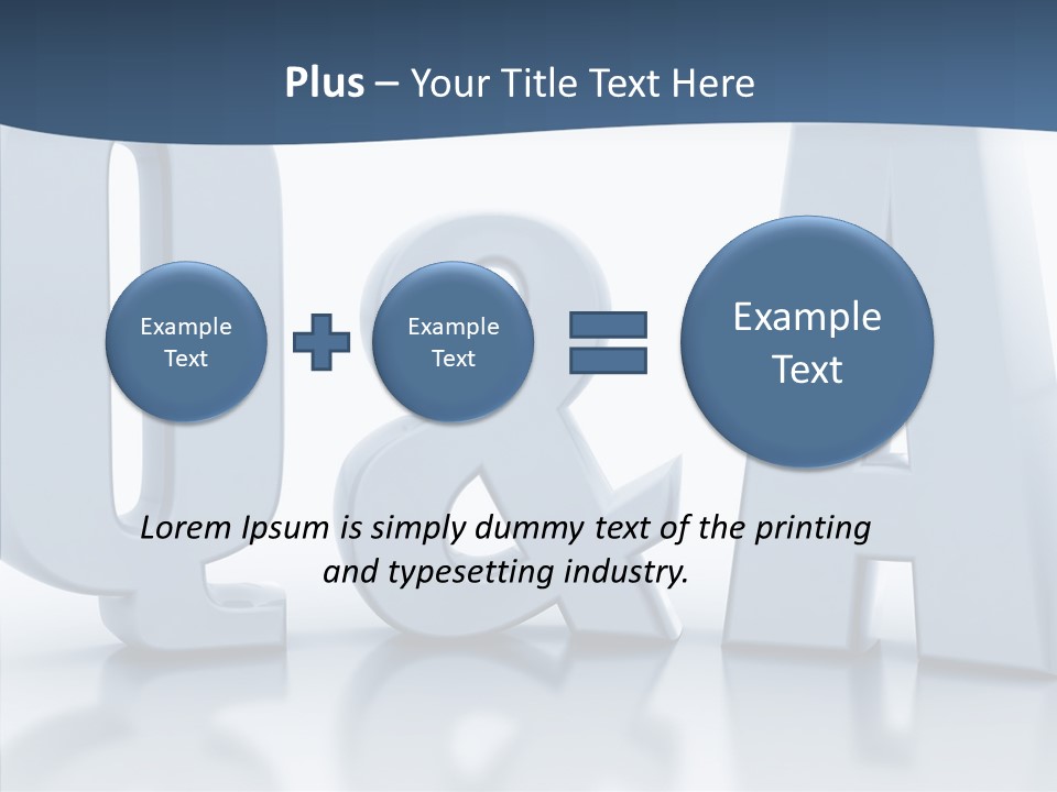 Symbol Concepts Red PowerPoint Template