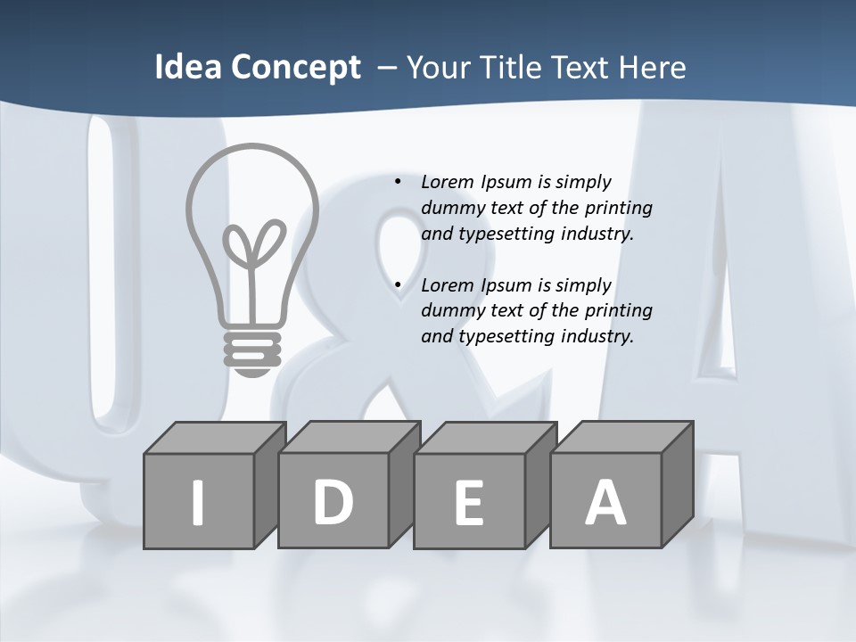 Symbol Concepts Red PowerPoint Template