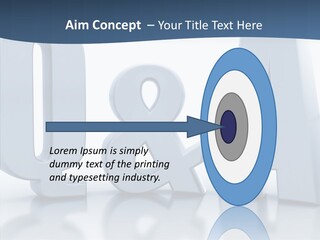 Symbol Concepts Red PowerPoint Template