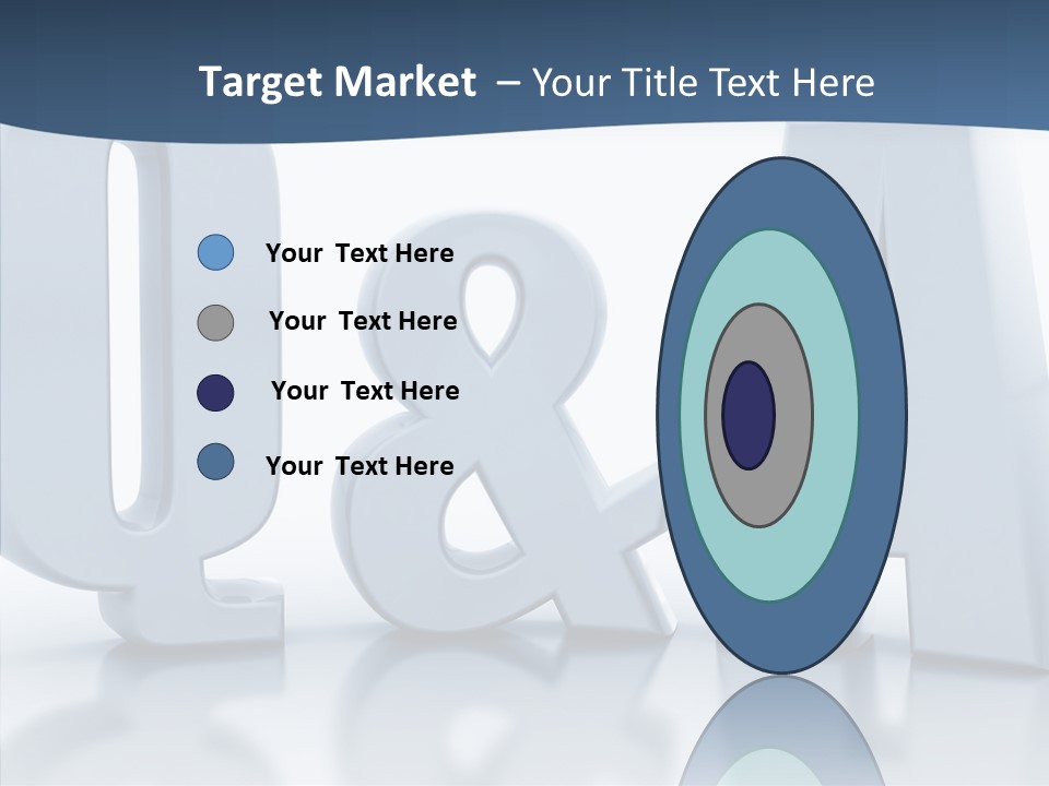 Symbol Concepts Red PowerPoint Template