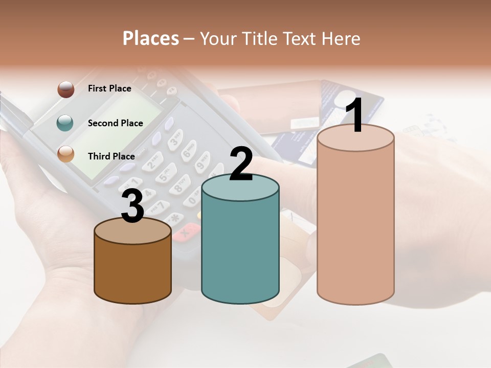 Keypad Market Machine PowerPoint Template