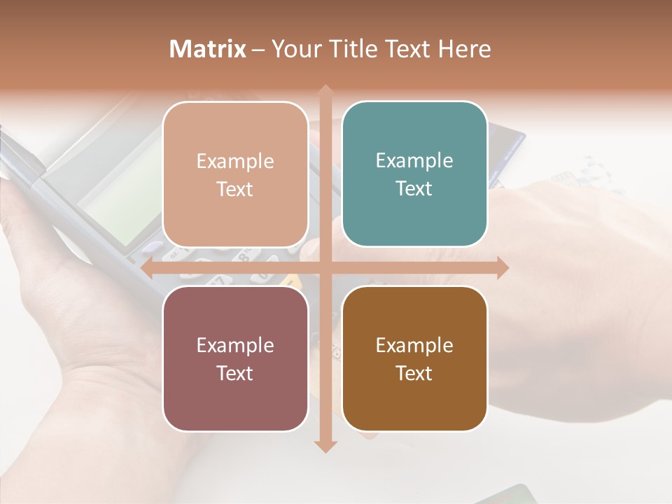 Keypad Market Machine PowerPoint Template