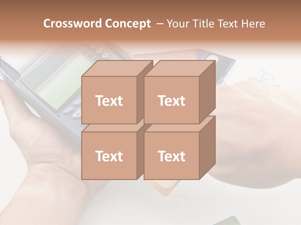 Keypad Market Machine PowerPoint Template