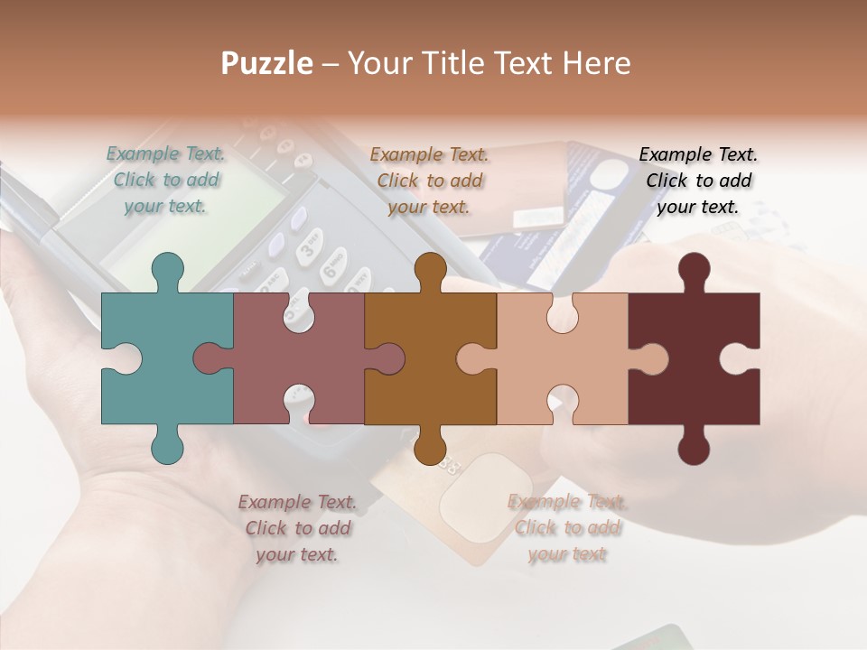 Keypad Market Machine PowerPoint Template
