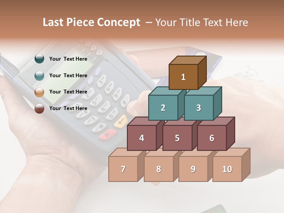 Keypad Market Machine PowerPoint Template