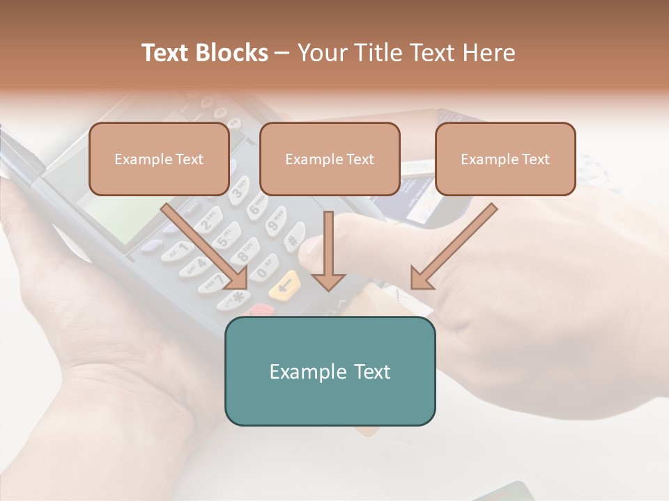 Keypad Market Machine PowerPoint Template