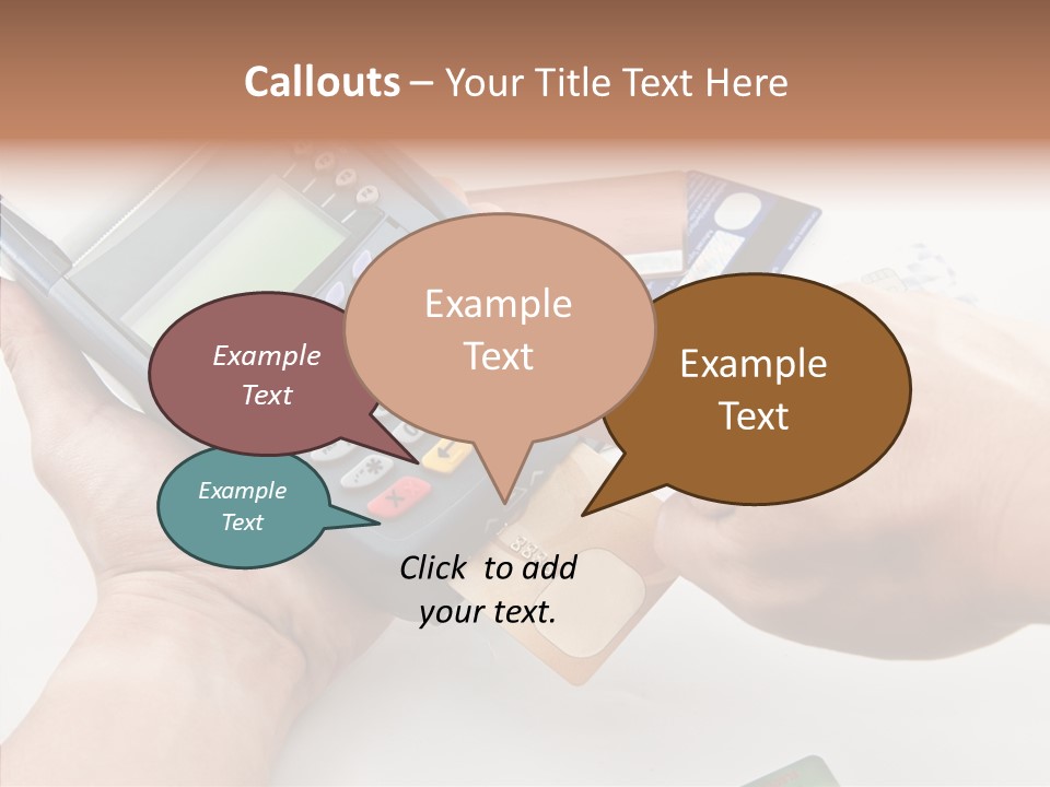 Keypad Market Machine PowerPoint Template