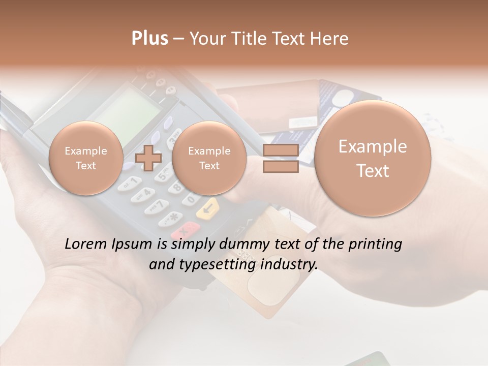 Keypad Market Machine PowerPoint Template