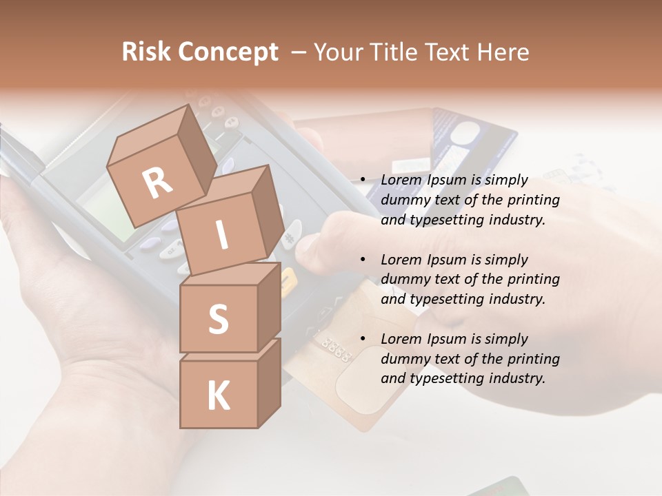 Keypad Market Machine PowerPoint Template