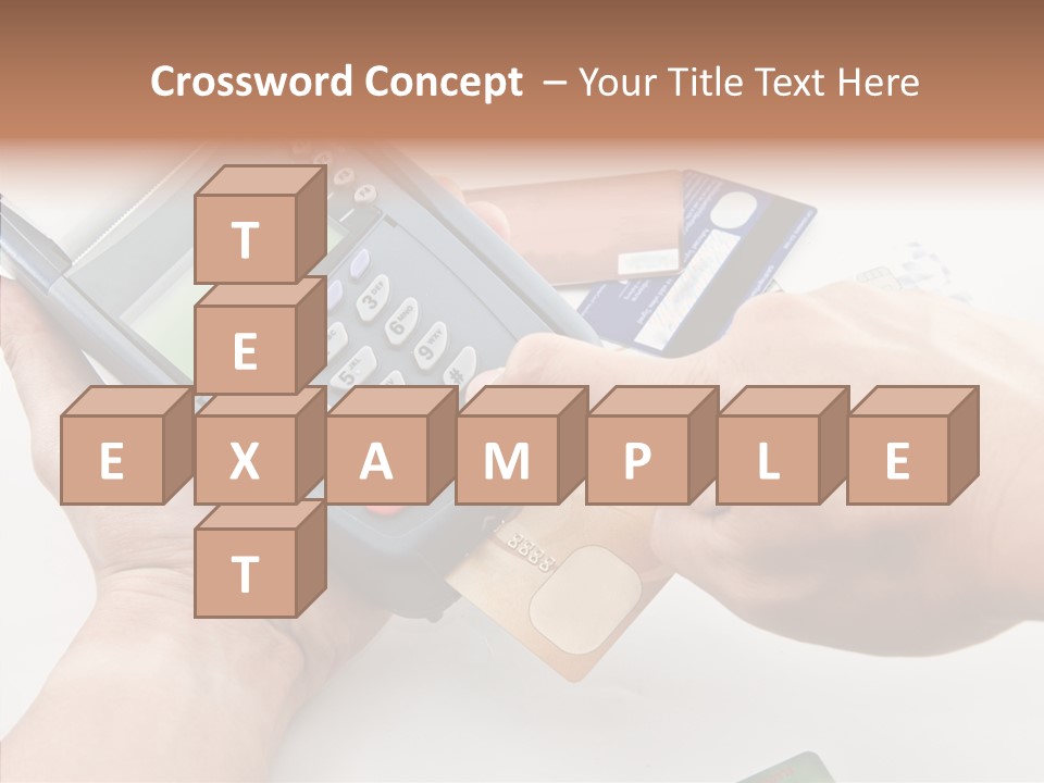Keypad Market Machine PowerPoint Template
