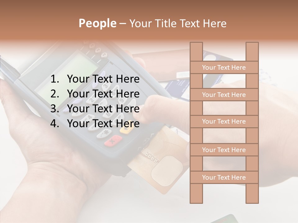 Keypad Market Machine PowerPoint Template