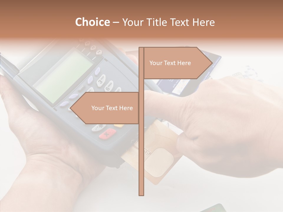Keypad Market Machine PowerPoint Template