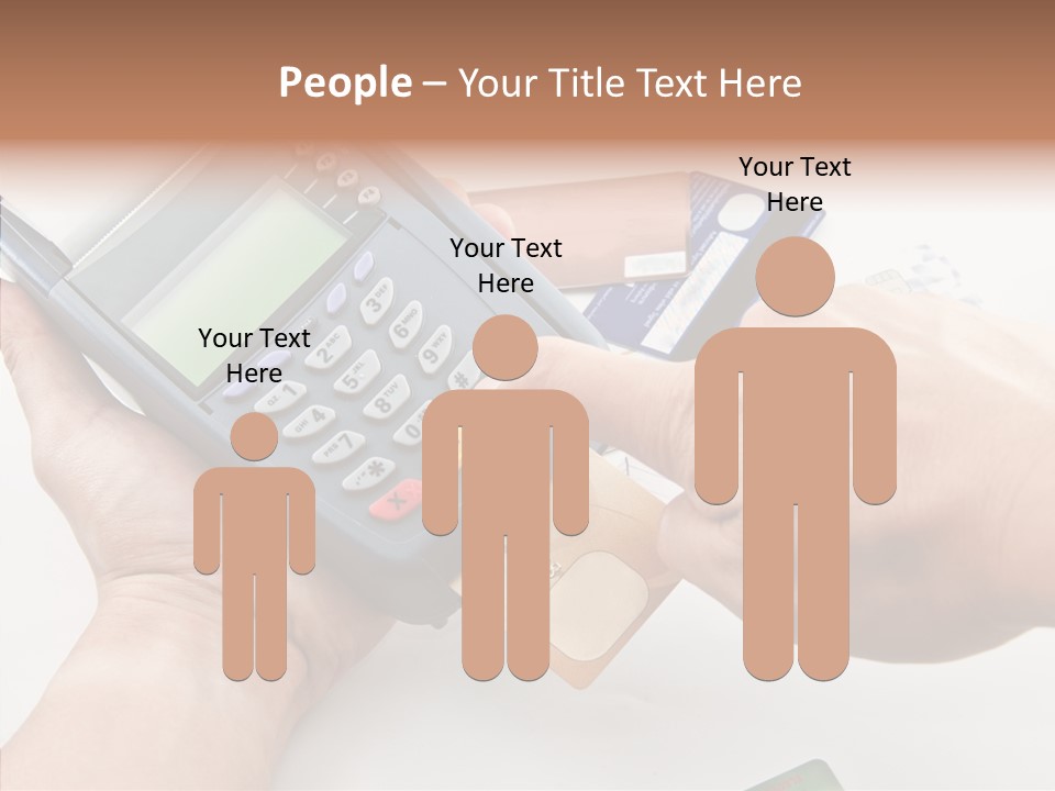 Keypad Market Machine PowerPoint Template