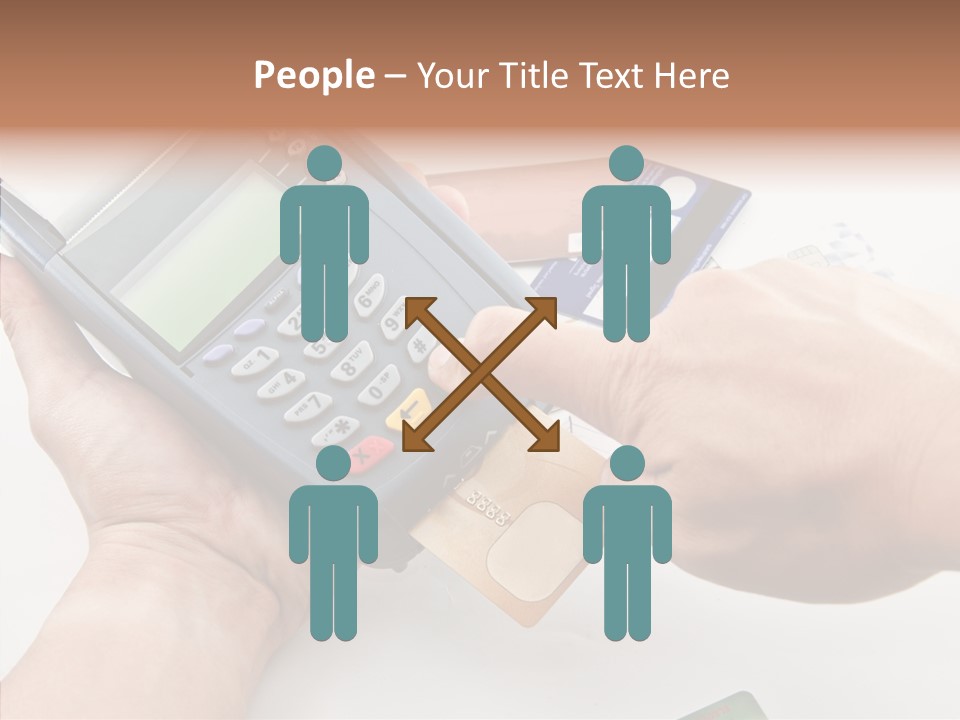Keypad Market Machine PowerPoint Template