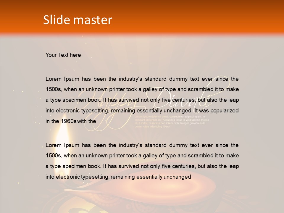 Clip Space Glowing PowerPoint Template