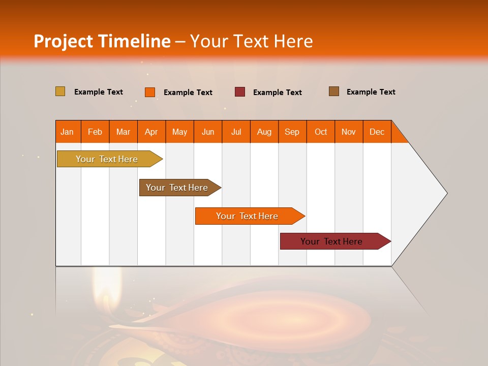 Clip Space Glowing PowerPoint Template