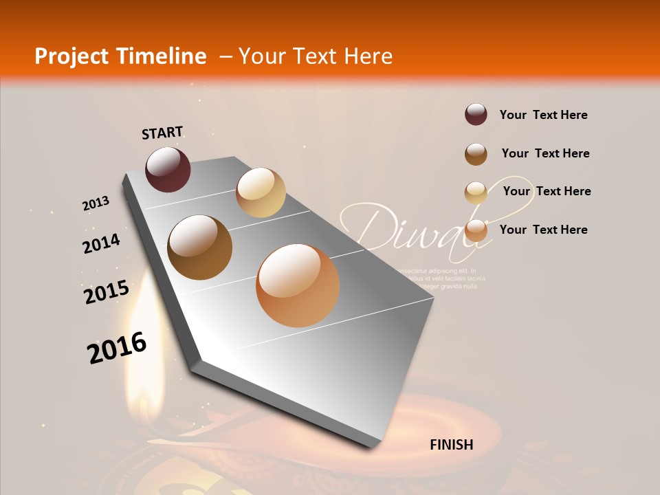 Clip Space Glowing PowerPoint Template