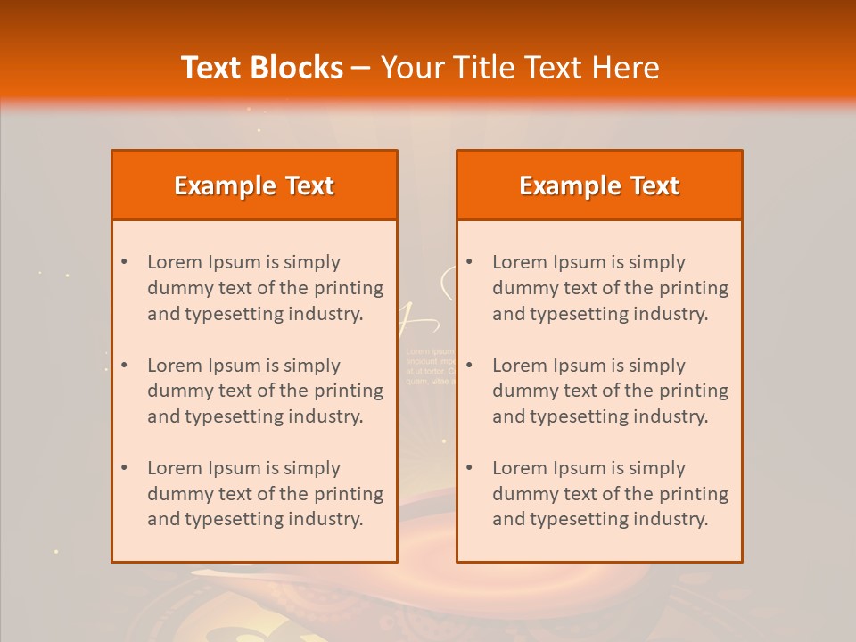 Clip Space Glowing PowerPoint Template