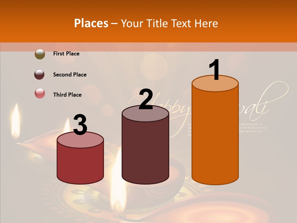 India Graphic Flame PowerPoint Template