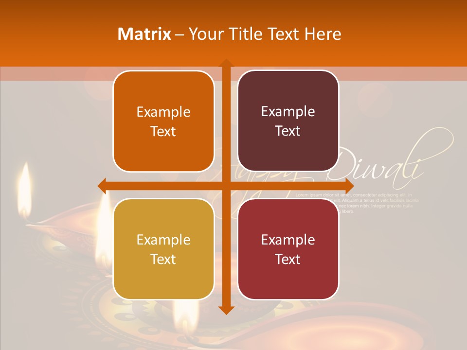 India Graphic Flame PowerPoint Template