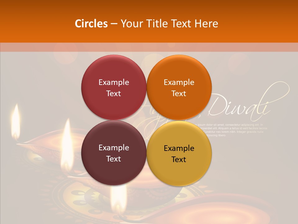India Graphic Flame PowerPoint Template