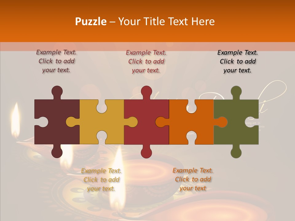 India Graphic Flame PowerPoint Template