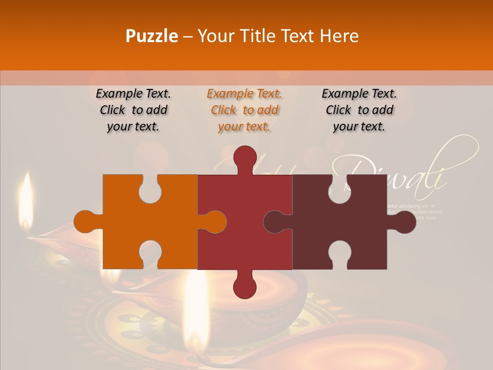 India Graphic Flame PowerPoint Template