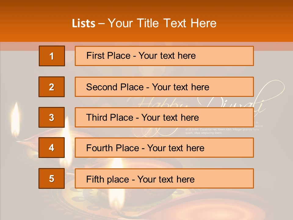 India Graphic Flame PowerPoint Template