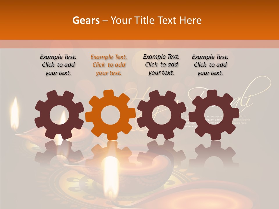 India Graphic Flame PowerPoint Template