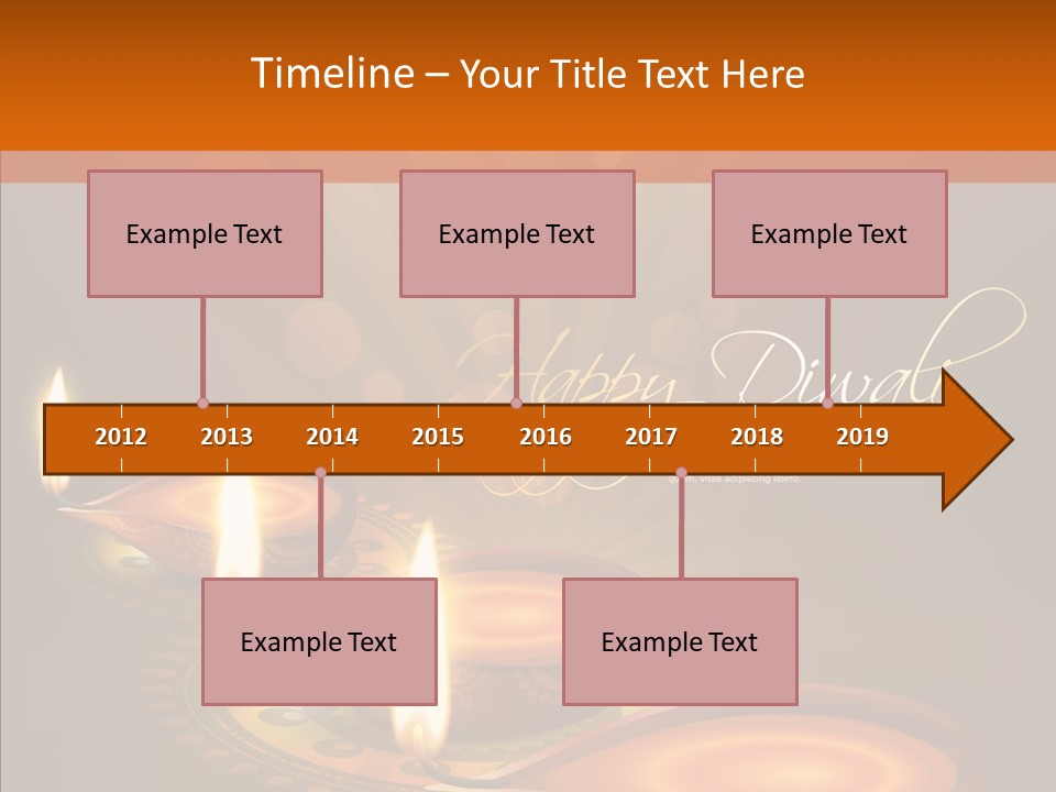 India Graphic Flame PowerPoint Template