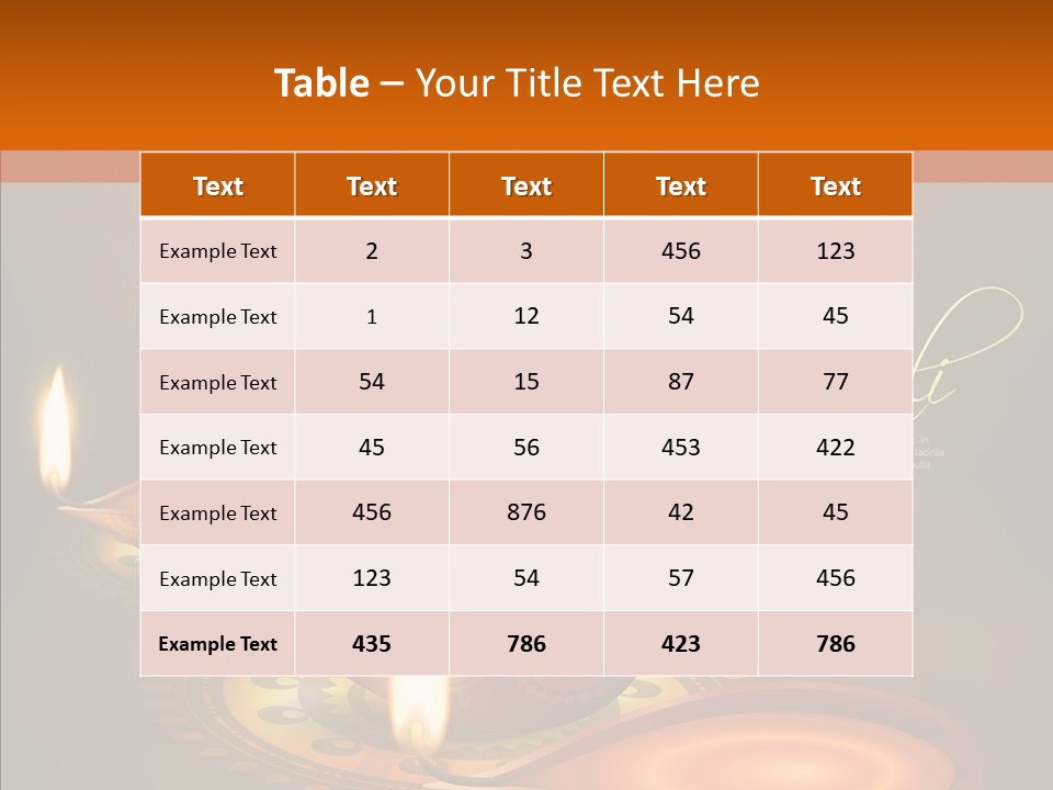 India Graphic Flame PowerPoint Template