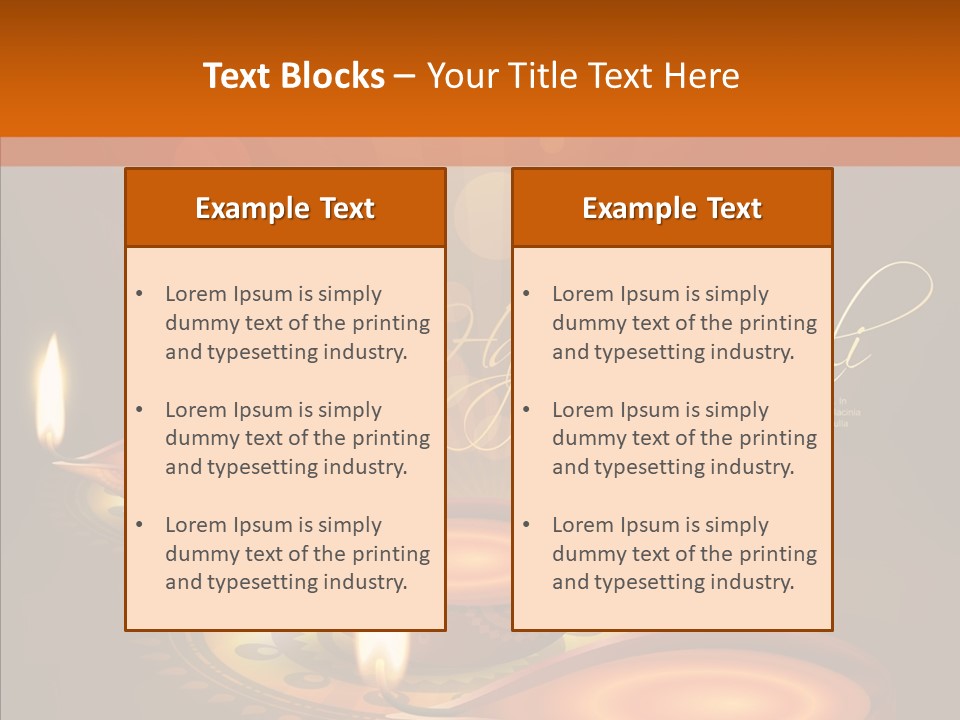 India Graphic Flame PowerPoint Template