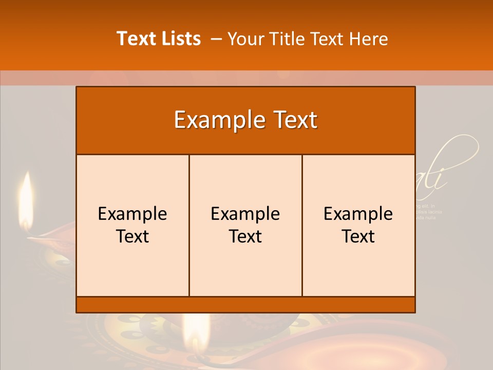 India Graphic Flame PowerPoint Template