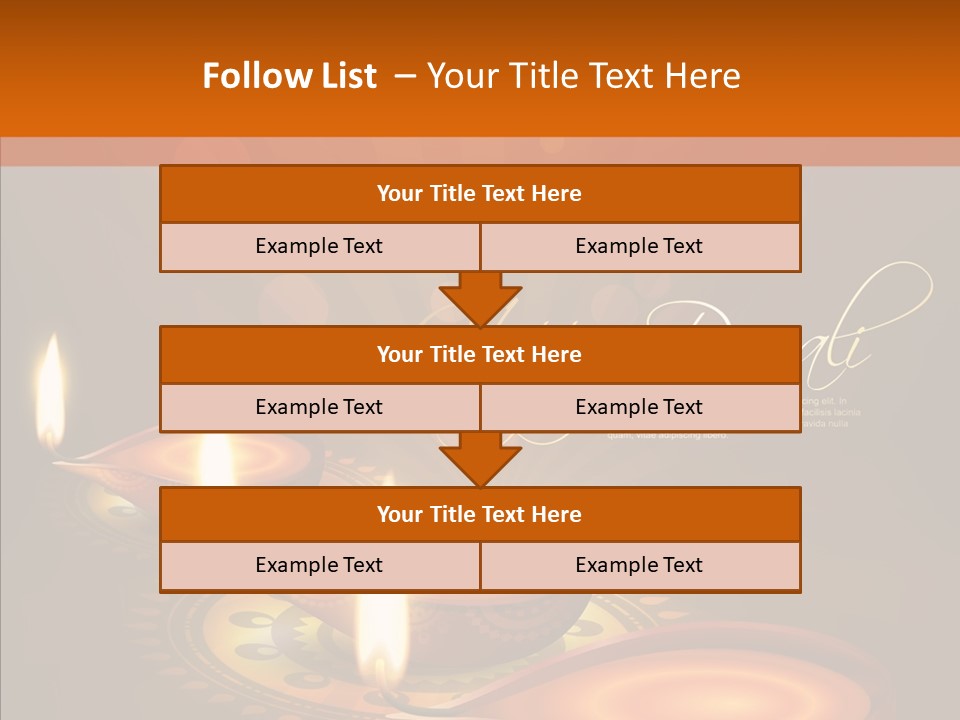India Graphic Flame PowerPoint Template