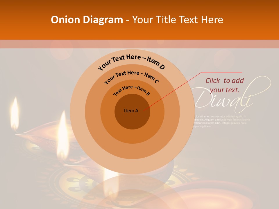 India Graphic Flame PowerPoint Template