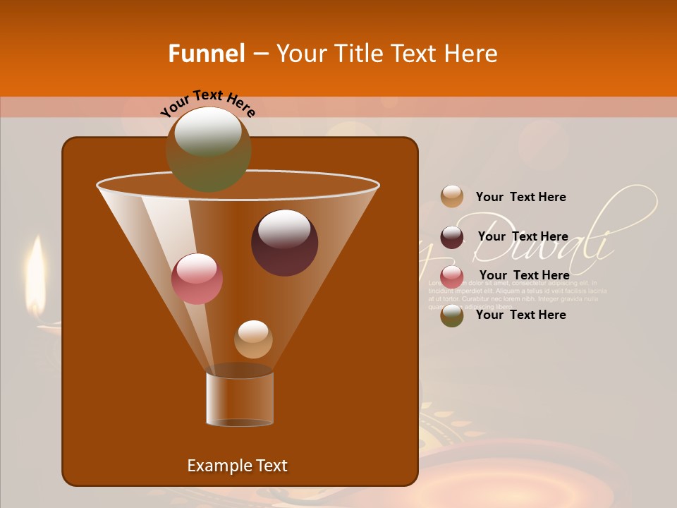 India Graphic Flame PowerPoint Template