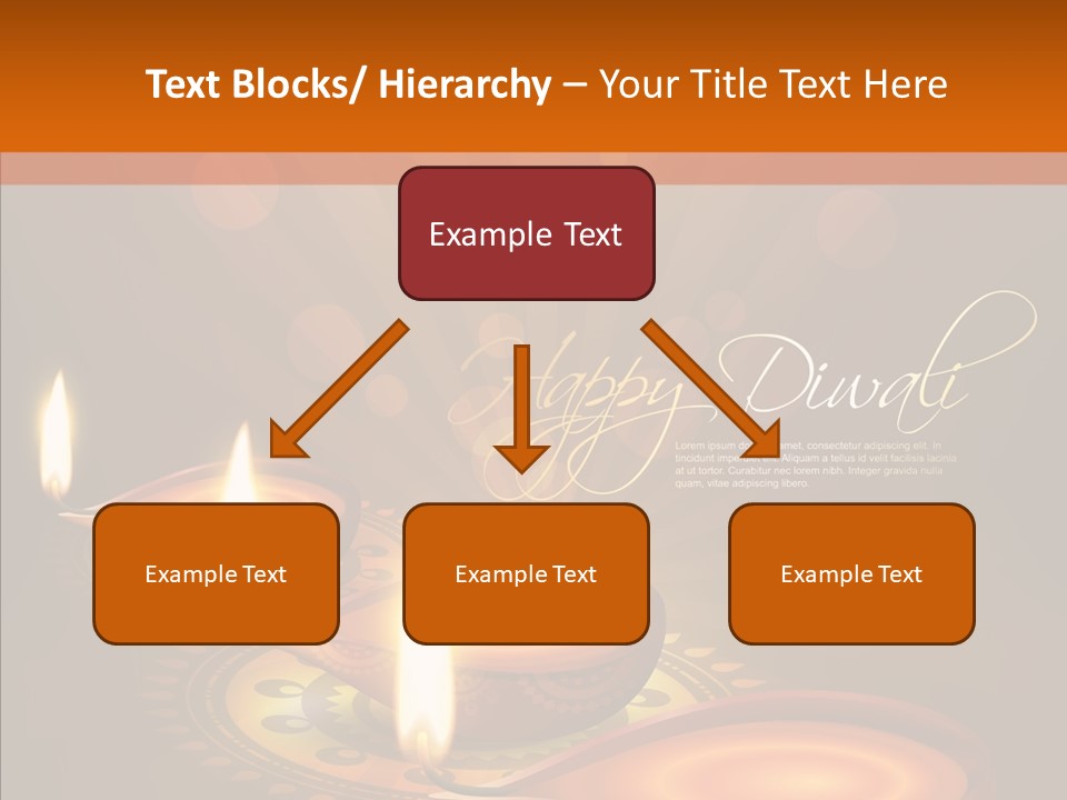 India Graphic Flame PowerPoint Template