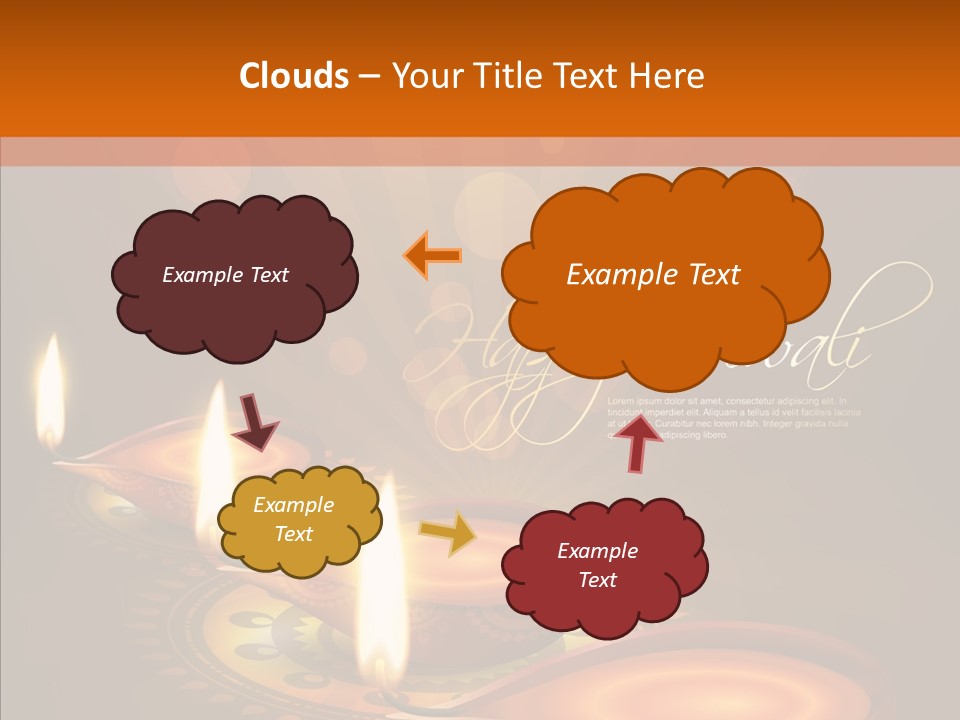 India Graphic Flame PowerPoint Template