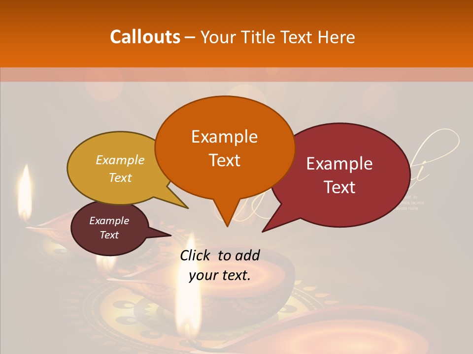 India Graphic Flame PowerPoint Template