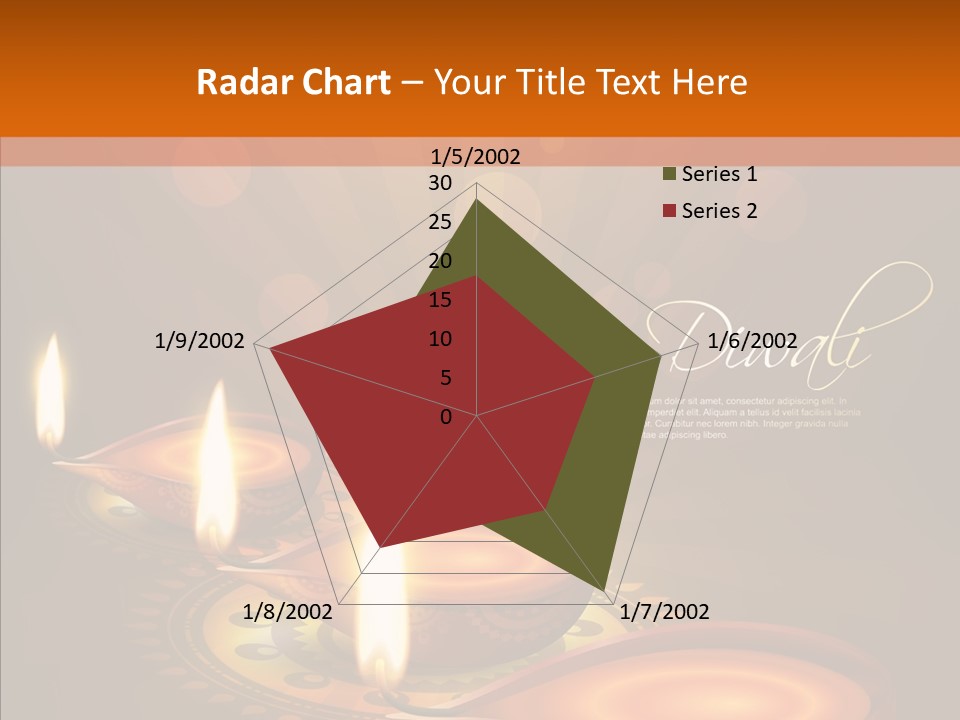 India Graphic Flame PowerPoint Template