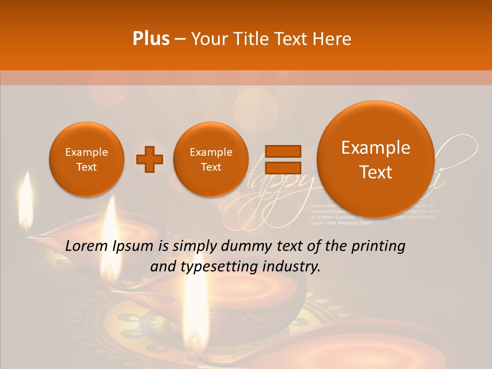 India Graphic Flame PowerPoint Template