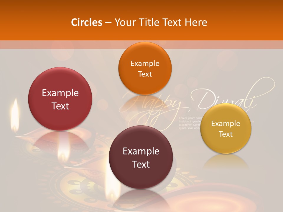 India Graphic Flame PowerPoint Template