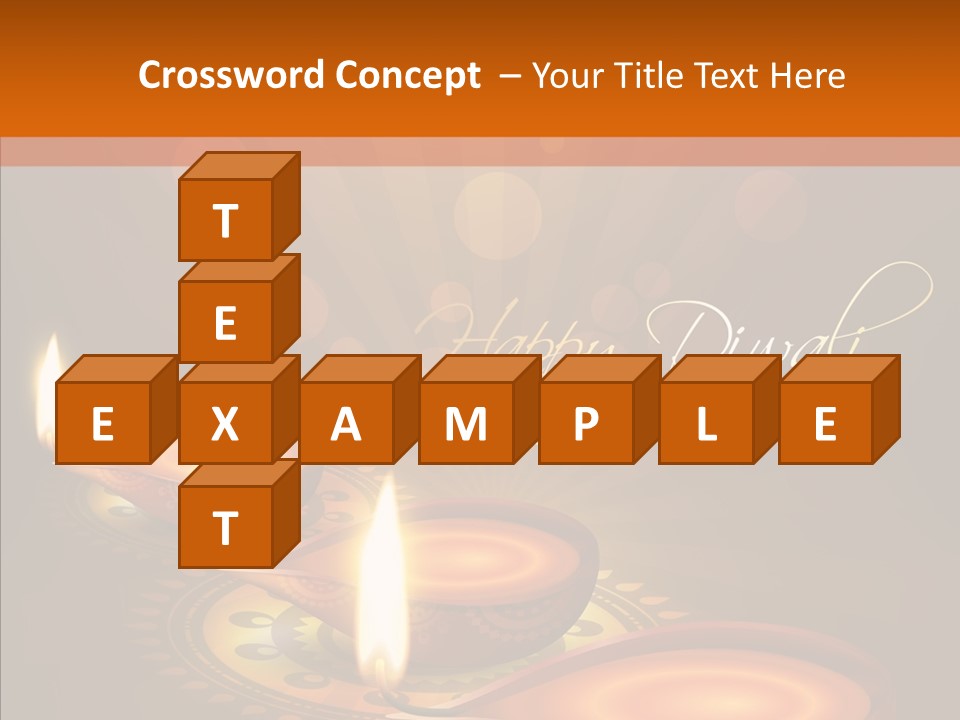 India Graphic Flame PowerPoint Template