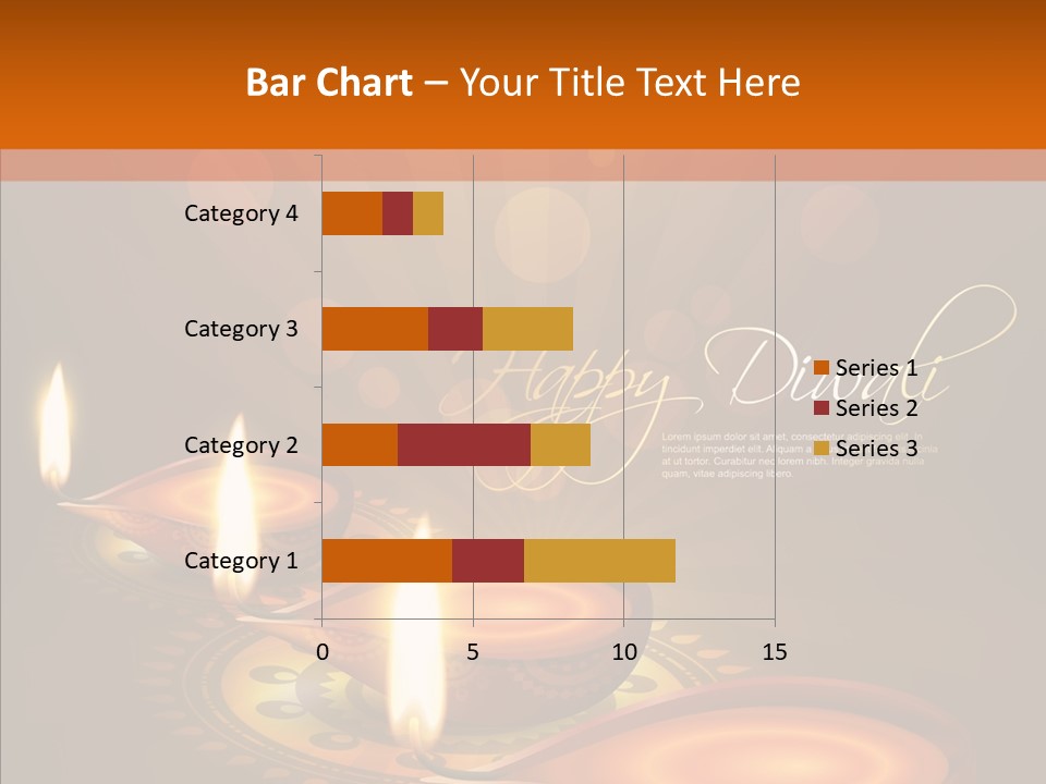 India Graphic Flame PowerPoint Template