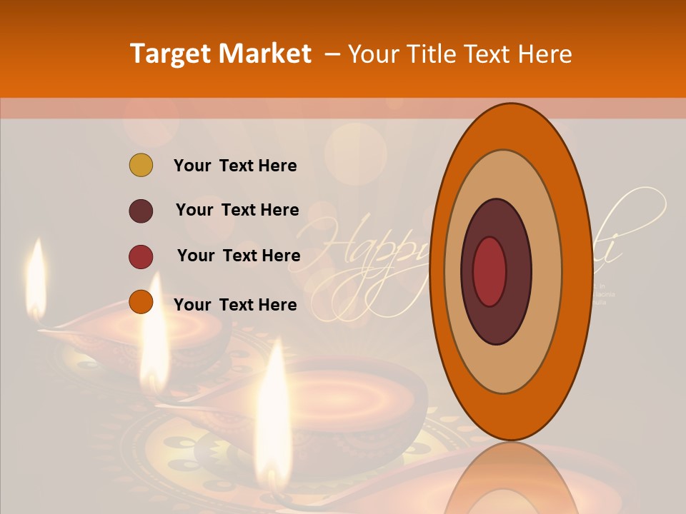 India Graphic Flame PowerPoint Template