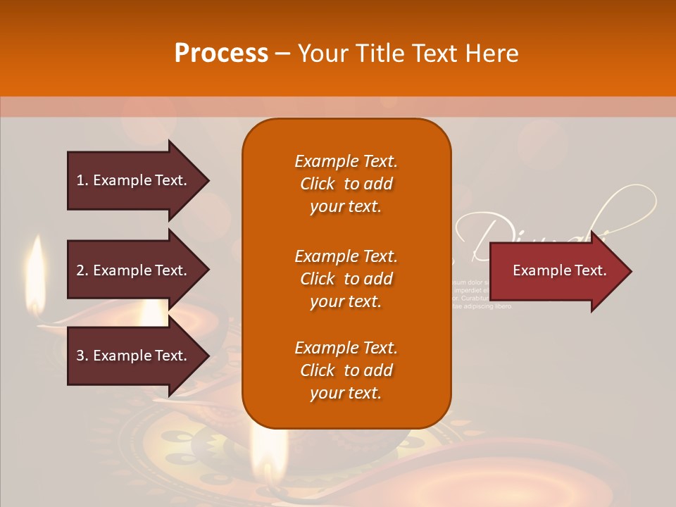 India Graphic Flame PowerPoint Template